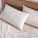 Superior Melange Flannel Cotton Two-Toned Fuzzy Pillowcases, Set of 2 - Pillowcases by Superior Brand