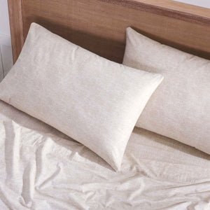 Superior-Melange-Flannel-Cotton-Two-Toned-Fuzzy-Pillowcases,-Set-of-2-Pillowcases