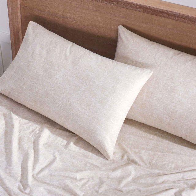 Superior Melange Flannel Cotton Two-Toned Fuzzy Pillowcases, Set of 2 - Pillowcases by Superior Brand