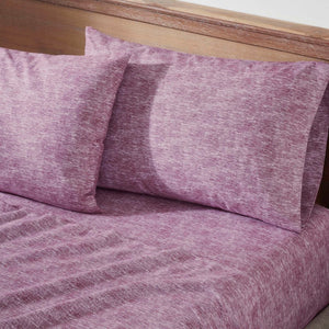 Superior Melange Flannel Cotton Two-Toned Fuzzy Pillowcases, Set of 2 - Pillowcases by Superior Brand