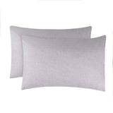 Superior Melange Flannel Cotton Two-Toned Fuzzy Pillowcases, Set of 2 - Pillowcases by Superior Brand
