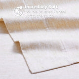 Superior Melange Flannel Cotton Two-Toned Fuzzy Pillowcases, Set of 2 - Pillowcases by Superior Brand