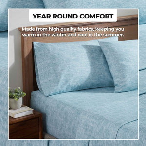 Superior Melange Flannel Cotton Two-Toned Fuzzy Pillowcases, Set of 2 - Pillowcases by Superior Brand