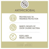 Sustainable antimicrobial bath towel 6 piece set - 4 colors available - Tuesday Morning - Bath Towels