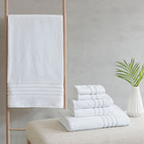 Sustainable antimicrobial bath towel 6 piece set - 4 colors available - Tuesday Morning - Bath Towels