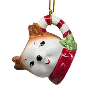 Holiday Icon Mug Ornament - Reindeer