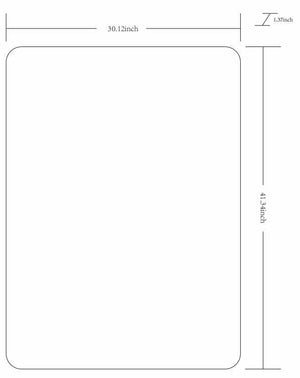 Sustinente Silver Gray Carved Mirror