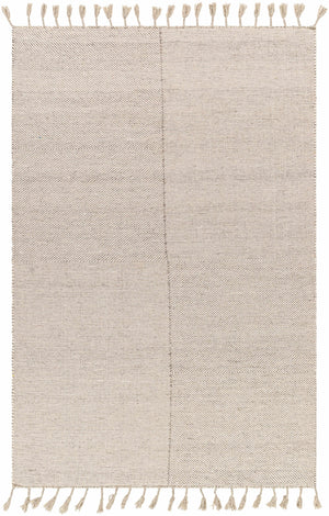 Abhay Beige Wool Area Rug - Clearance