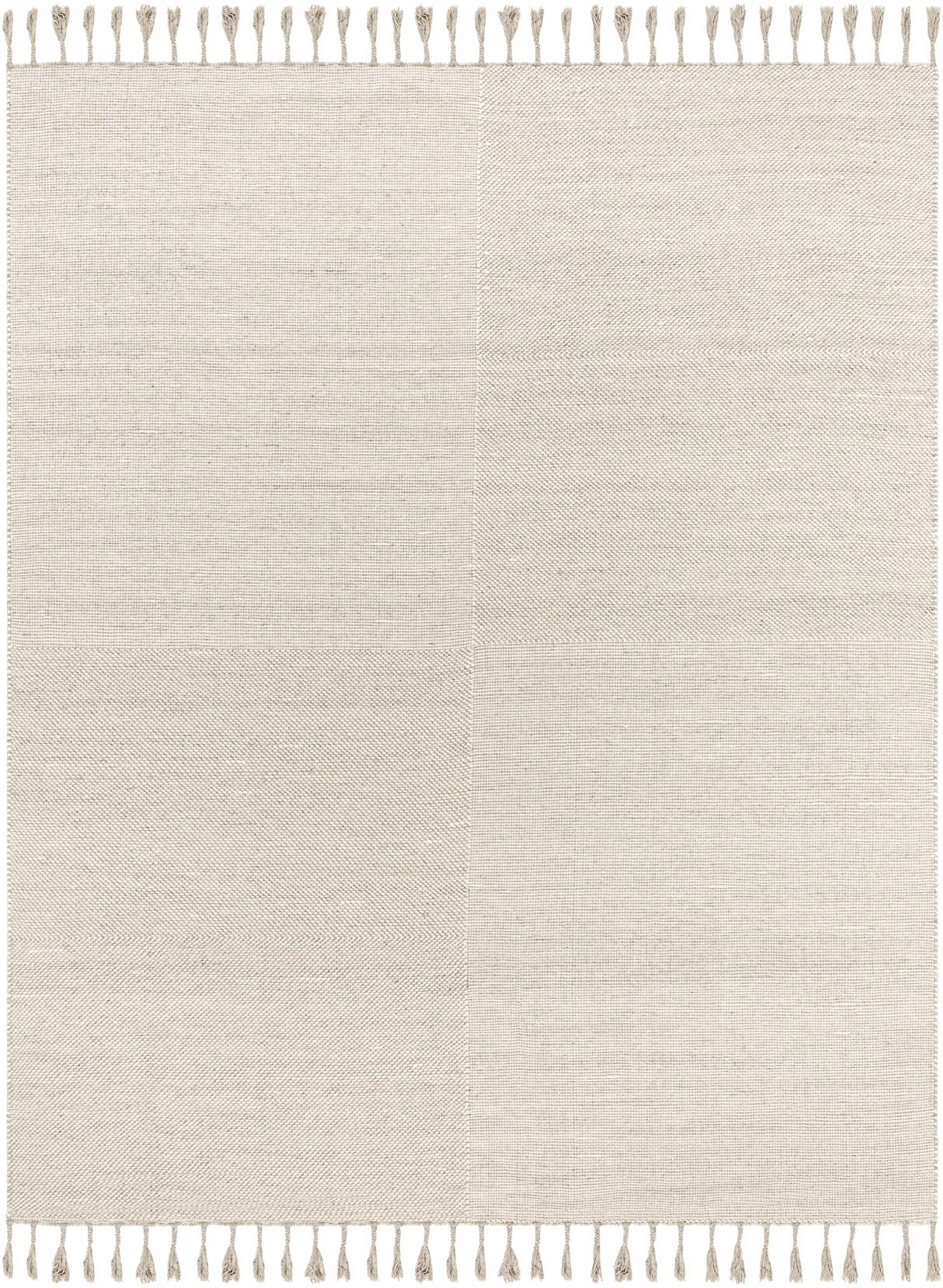 Abhay Beige Wool Area Rug - Clearance