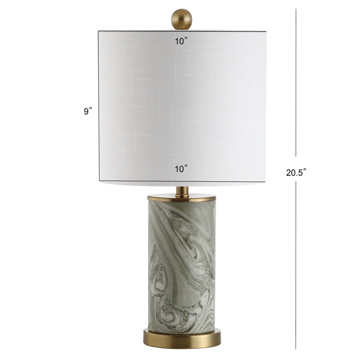 Swirl ceramic led table lamp - Tuesday Morning - Table Lamps
