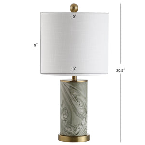 Swirl ceramic led table lamp - Tuesday Morning - Table Lamps