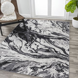 Swirl Marbled Abstract Area Rug - 3 colors Available - Tuesday Morning - Area Rugs