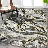 Swirl Marbled Abstract Area Rug - 3 colors Available - Tuesday Morning - Area Rugs