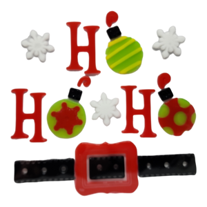 Window Gel Clings - Ho Ho Ho Santa Belt