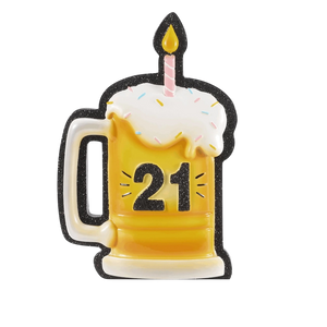 Cheers to 21! Beer Mug Ornament