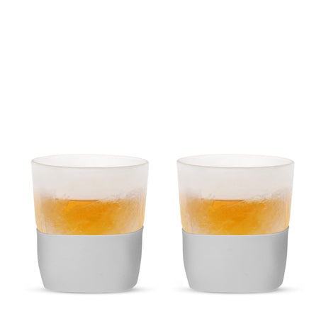 Whiskey FREEZE™ Cooling Glass- Insulated Whiskey Tumblers with Cooling Gel (9 oz)
