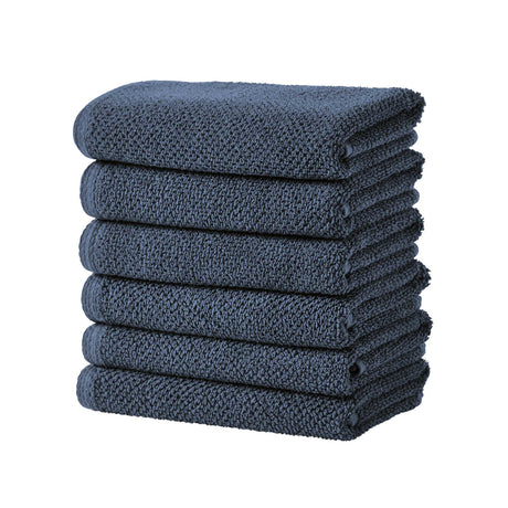 Cotton textured bath towel set - acacia collection