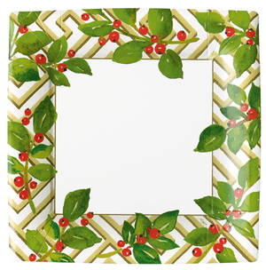 Holly and Fretwork - Salad Plate