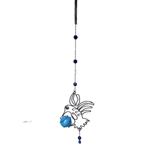 Solar Lighted Hanging Hummingbird