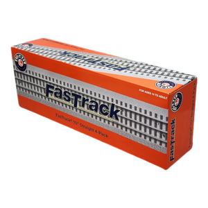 O-Gauge FasTrack 10” Straight - 4 Pack