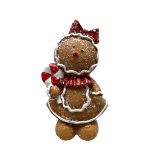 Gingerbread Cookie Girl Figurine