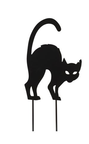 Black Cat Garden Stake -
