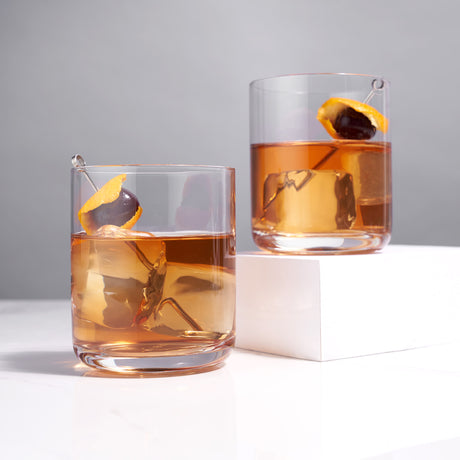 Crystal whiskey tumblers by viski®