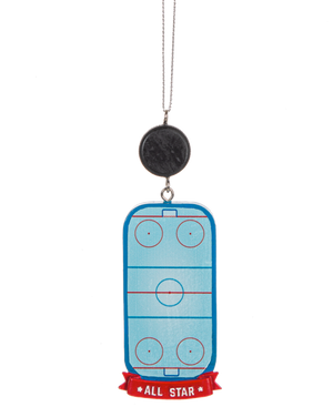 Hockey Rink Ornament
