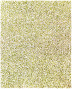 Marao Solid Grass Green Plush Rug - Clearance