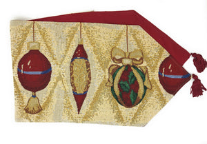 Elegant-Christmas-Ornaments-Gold-Red-Tapestry-Dining-Table-Runner-(6139)-Table-Runners
