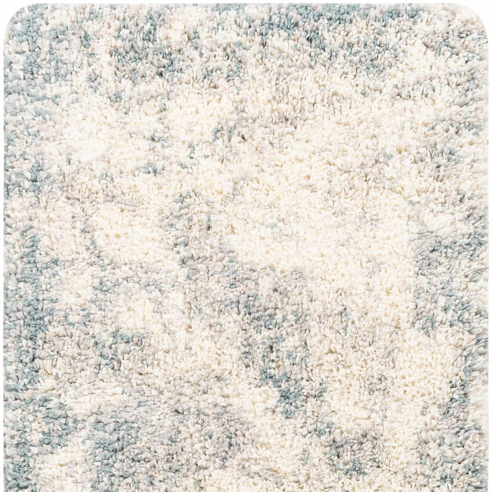 Tagas Abstract Gray Plush Rug