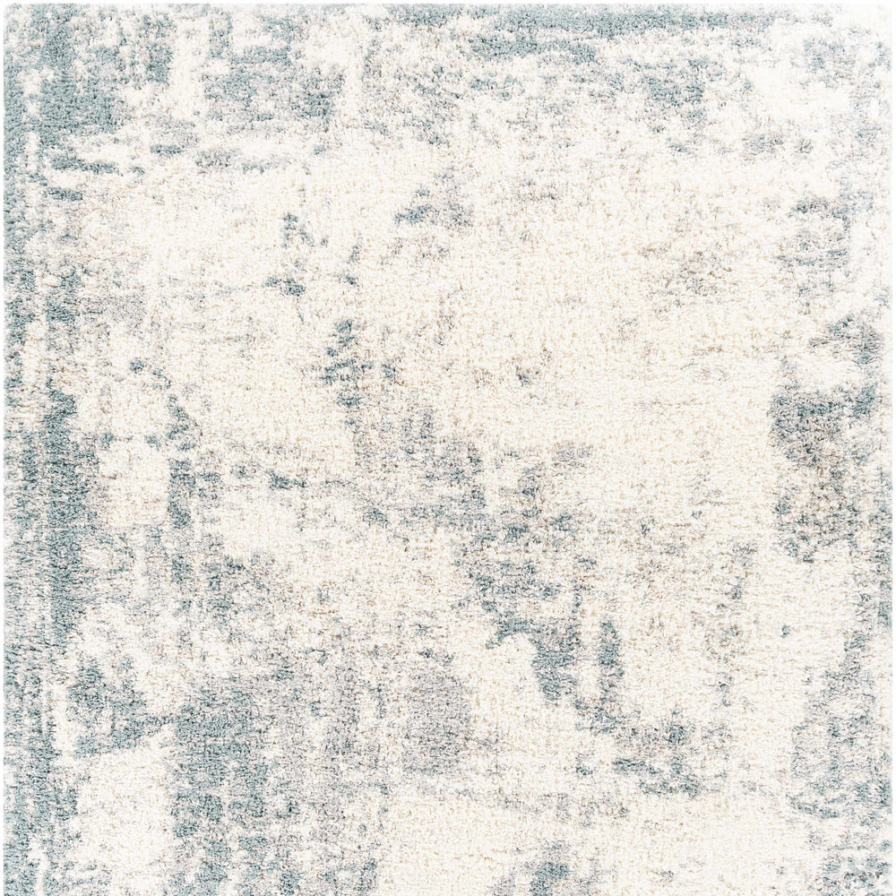 Tagas Abstract Gray Plush Rug