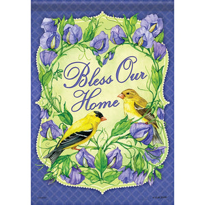 Large Flag Goldfinch Blessings
