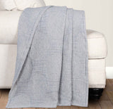Tanta Cotton Medium Weight Textured Modern Circles Woven Coverlet - Coverlet by Superior Brand