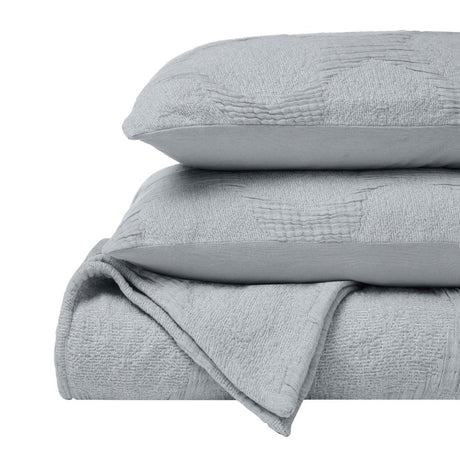 Tanta Cotton Medium Weight Textured Modern Circles Woven Coverlet - Coverlet by Superior Brand