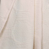 Tanta Cotton Medium Weight Textured Modern Circles Woven Coverlet - Coverlet by Superior Brand
