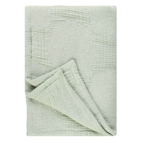 Tanta Cotton Medium Weight Textured Modern Circles Woven Coverlet - Coverlet by Superior Brand