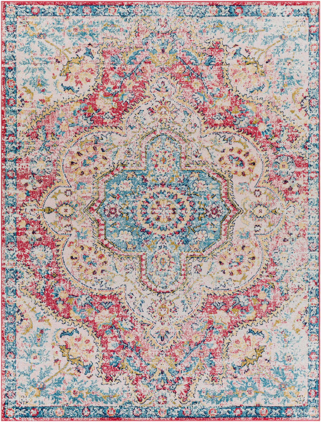 Simsbury Red Area Rug