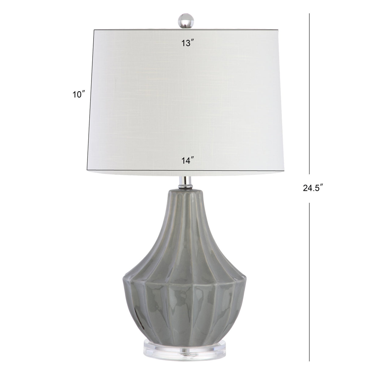 Tate ceramic led table lamp - Tuesday Morning - Table Lamps