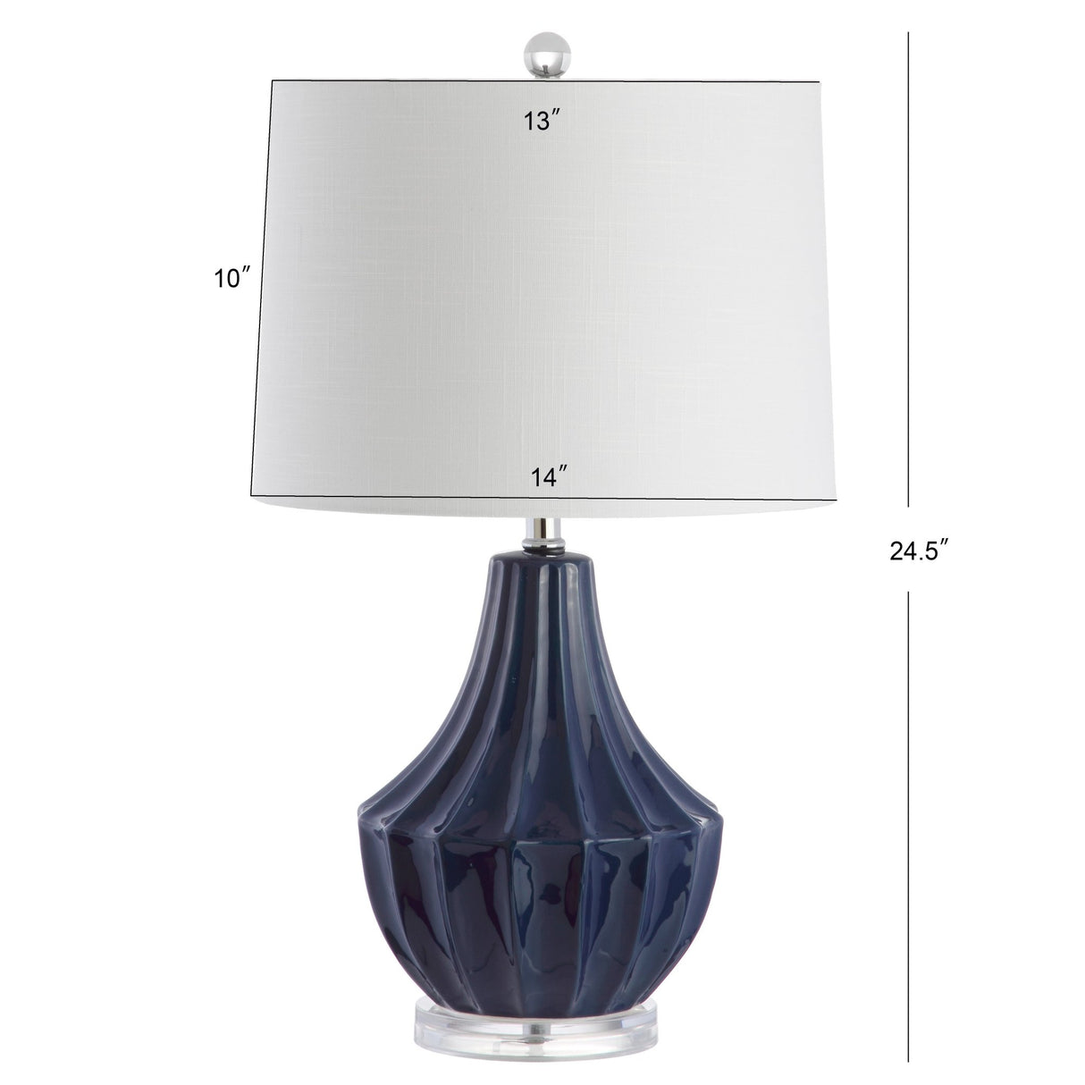 Tate ceramic led table lamp - Tuesday Morning - Table Lamps