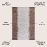 Tavira Modern Strie' Indoor/Outdoor Area Rug - Tuesday Morning - Area Rugs