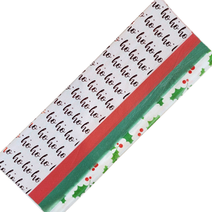 Holiday Gift Tissue Assortment - Ho Ho Ho and Holly