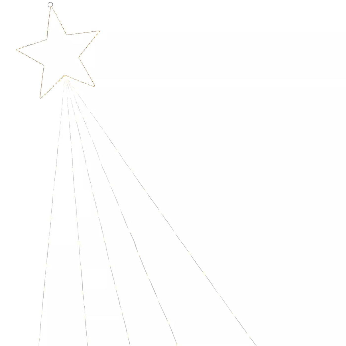 15" Electric Shooting Star with 16" Lighted tails