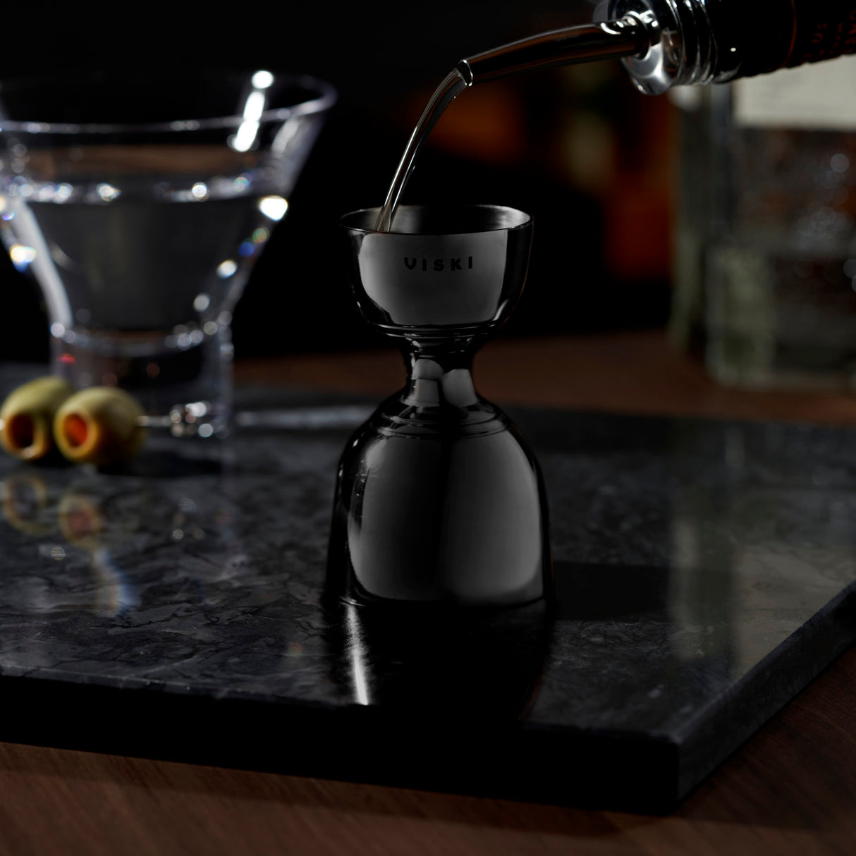 Gunmetal canterbury jigger by viski®