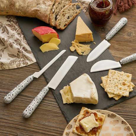 Tiles cheese knife set by twine®