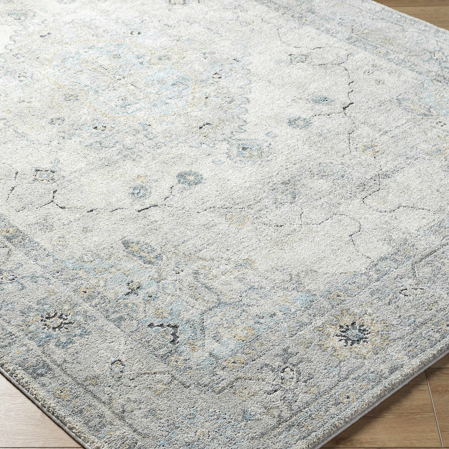 Tyche Beige Thick Luxe Area Rug