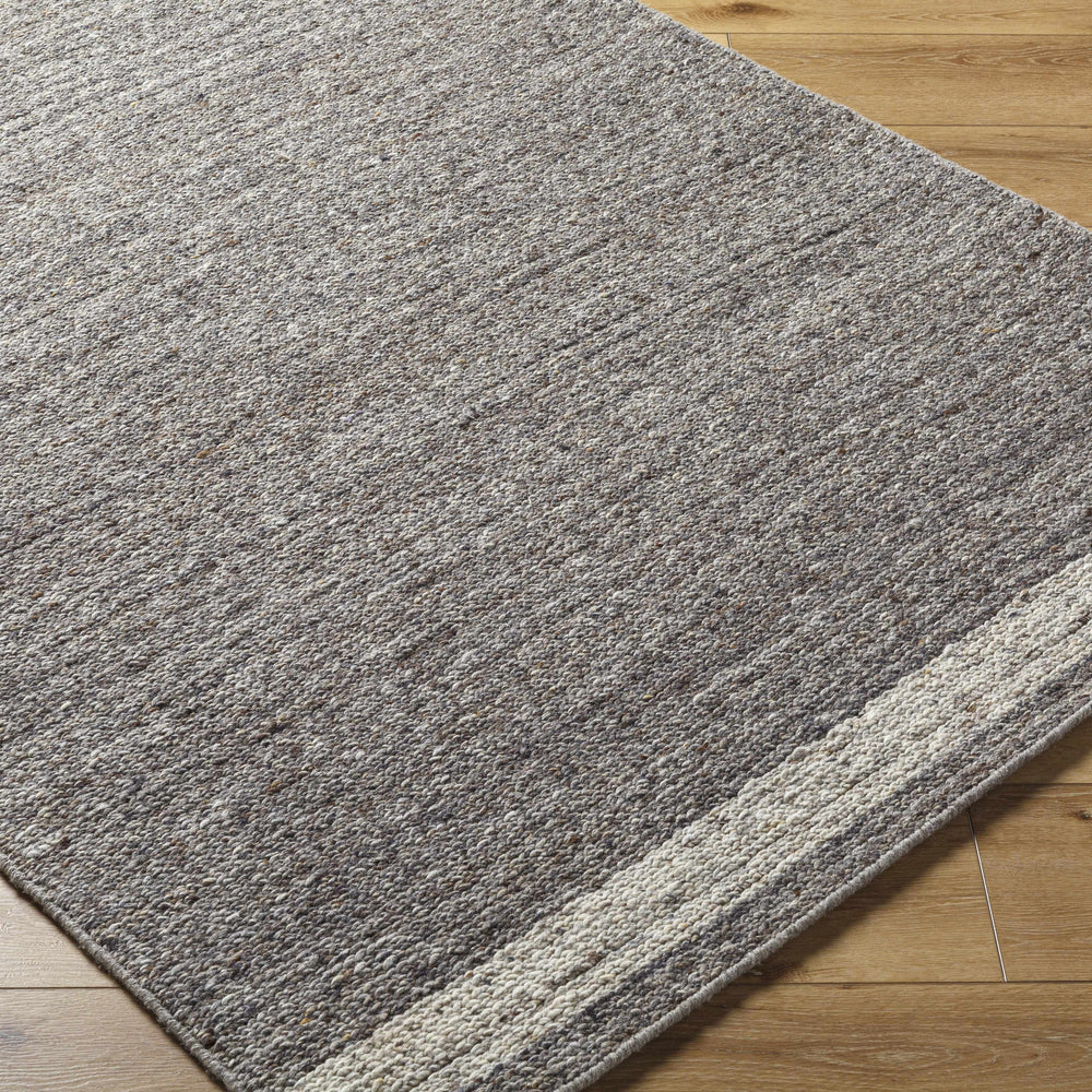 Tiran Gray Wool Area Rug