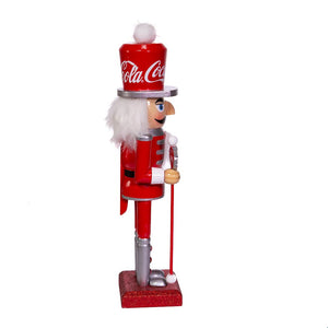 10" Wooden Coca-Cola Nutcracker
