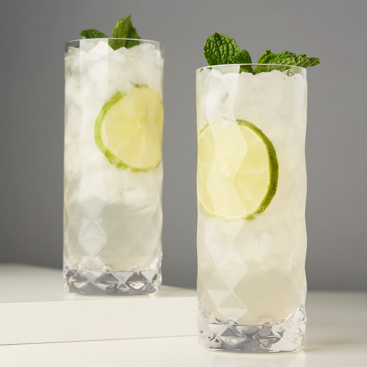 Gem crystal highball glasses viski®