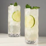 Gem crystal highball glasses viski®